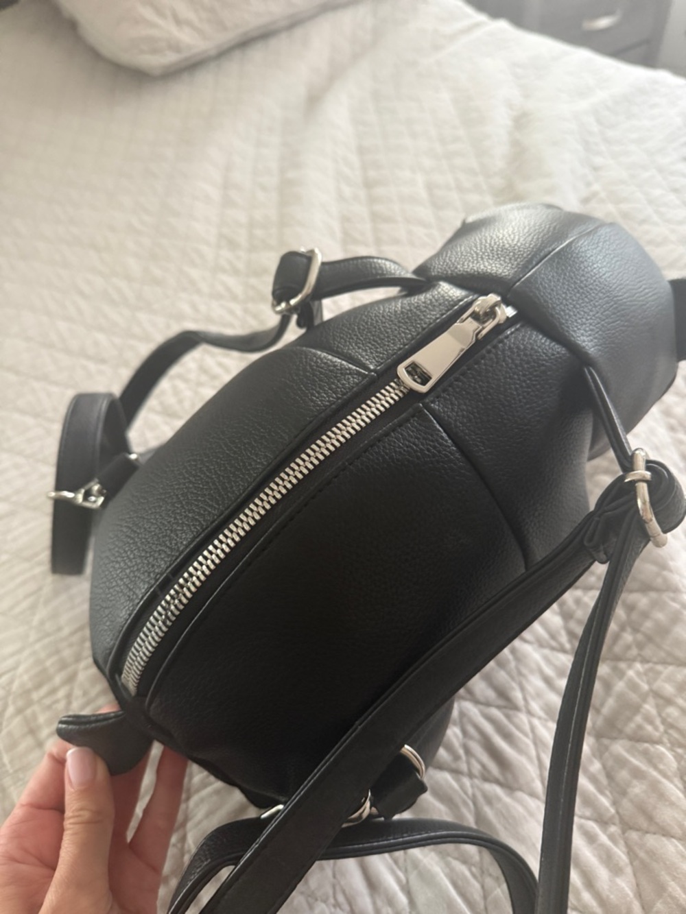 Philipp Plein Black Rhinestone Teddy Backpack - Picture 8 of 8